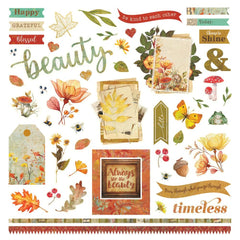 Meadow's Glow - PhotoPlay - Cardstock Stickers 12"X12" - Elements