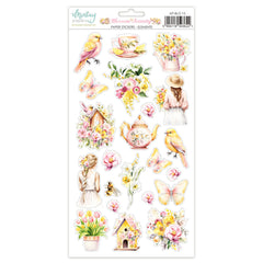 Blossom Serenity - Mintay Papers - 6"x12" Paper Stickers - Elements