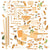 Color Swatch: Peach - 49 & Market - Laser Cut Outs - Elements (4951)