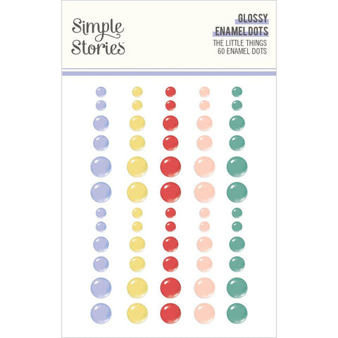 The Little Things - Simple Stories - Enamel Dots Embellishments