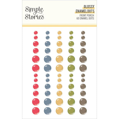 Front Porch - Simple Stories - Enamel Dots - Glossy