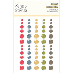 Front Porch - Simple Stories - Enamel Dots - Glossy