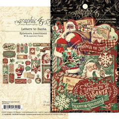 Letters To Santa - Graphic 45 - Ephemera Die-Cut Assortment