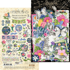 Spring is in the Air - Graphic 45 - Die-Cut Assortment - Ephemera (7004)