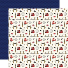 London - Carta Bella - Double-Sided Cardstock 12"X12" - Explore London