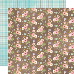 Simple Vintage Flower Shoppe - Simple Stories - 12"x12" Patterned Paper - Fabulous