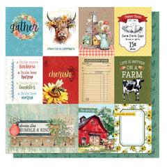 Willow Creek Highlands - PhotoPlay - Double-Sided Cardstock 12"X12" - Farm Fresh