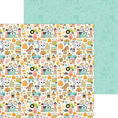Farmhouse - Doodlebug Designs - Double-Sided Cardstock 12"X12" - Farmhouse