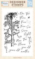 Winnie the Pooh Baby - Echo Park - Clear Stamp - First Year Milestones