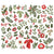 The Holiday Life - Simple Stories - Bits & Pieces Die-Cuts 61/Pkg - Floral