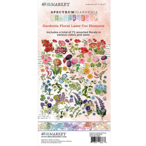 Spectrum Gardenia - 49 & Market - Laser Cut Outs - Floral (3633)