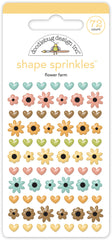 Farmhouse - Doodlebug Designs - Enamel Shapes Sprinkles - Flower Farm