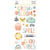 Boho Sunshine - Simple Stories - Foam Stickers 34/Pkg