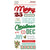 Simple Vintage Holly Jolly - Simple Stories - Foam Stickers