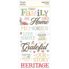 Front Porch - Simple Stories - Foam Stickers