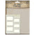 Tim Holtz  - Idea-ology - Folio Folders (6/pkg) (3702)