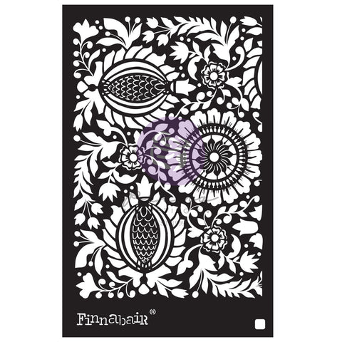 Prima Marketing/Finnabair - Stencil 6"x9" - Folk Florals