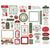 Christmas Time - Echo Park - Cardstock Ephemera - Frames & Tags