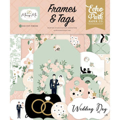 Marry Me - Echo Park - Ephemera - Frames & Tags