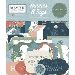 Winter Wonderland - Carta Bella - Ephemera - Frames & Tags