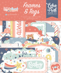 Baby on Board Girl - Echo Park - Ephemera - Frames & Tags
