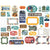 Into The Wild - Echo Park - Cardstock Ephemera - Frames & Tags
