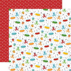 Blasts Off - Echo Park - Double-Sided Cardstock 12"X12" - Friendly Aliens