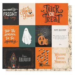 Trick Or Treat - PhotoPlay - Double-Sided Cardstock 12"X12" - Fright This Way