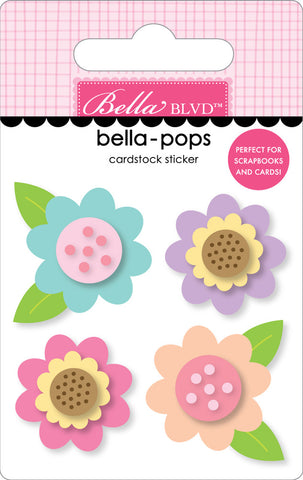 Just Because - Bella Blvd - Bella-pops 3D Cardstock Sticker - Full Bloom