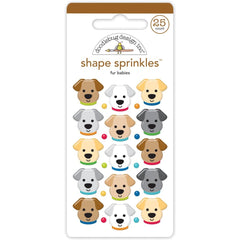 Doggone Cute - Doodlebug - Sprinkles Adhesive Enamel Shapes - Fur Babies