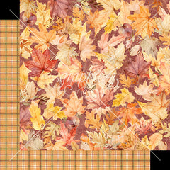 Autumn Greetings - Graphic 45 - Double-Sided Cardstock 12"X12" - Fall Foliage (6236)