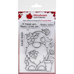 Woodware - Creative Expressions - Clear Stamps 4"X6" - Garden Gnome (2510)