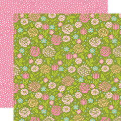 Tea Garden - Simple Stories - 12"x12" Patterned Paper - Garden Party
