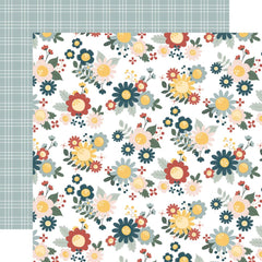Good To Be Home - Echo Park  - Double-Sided Cardstock 12"X12" -  Gather Together Floral