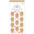 Gingerbread Kisses- Doodlebug - Sprinkles Adhesive Enamel Shapes - Gingerbread Kisses (2892)