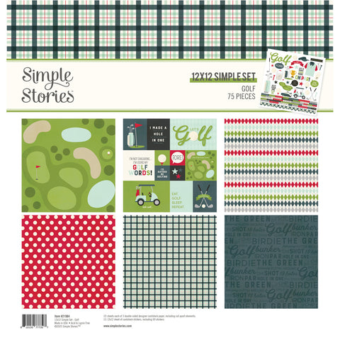 Golf - Simple Stories - Simple Sets 12"x12" Collection Pack