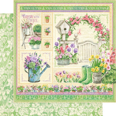 Grow With Love - Graphic 45 - Double-Sided Cardstock 12"X12" - Grow With Love
