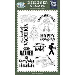 Into The Wild - Echo Park - Clear Stamps - Happy Campers