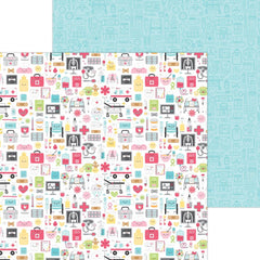 Happy Healing - Doodlebug  - Double-Sided Cardstock 12"X12" - Happy Healing
