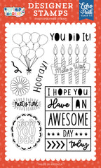 Hip Hip Hooray - Echo Park - Clear Stamp - Happy You Day