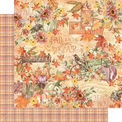 Hello Pumpkin - Graphic 45 - Double-Sided Cardstock 12"X12" - Hello Pumpkin