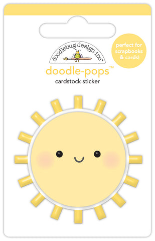Bunny Hop - Doodlebug - Doodle-pops 3D Cardstock Sticker - Hello Sunshine! (4353)
