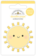 Bunny Hop - Doodlebug - Doodle-pops 3D Cardstock Sticker - Hello Sunshine! (4353)