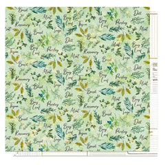 Fresh Picked 2 - PhotoPlay - Double-Sided Cardstock 12"X12" - Herb Garden