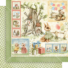 Hip Hip Hooray - Graphic45 - Double-Sided Cardstock 12"X12" - Hip Hip Hooray