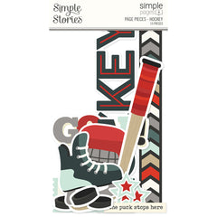Hockey - Simple Stories - Simple Pages Page Pieces