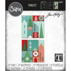 Sizzix - Thinlits Dies By Tim Holtz -  Holiday Blocks 27/pkg (5960)