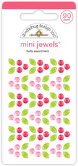 Tinsel Time - Doodlebug - Mini Jewels - Holly Assortment