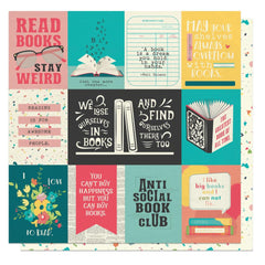 Book Club - PhotoPlay -   Double-Sided Cardstock 12"X12" - I Love To Read