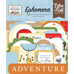 Winnie The Pooh - Echo Park - Cardstock Ephemera 33/Pkg - Icons